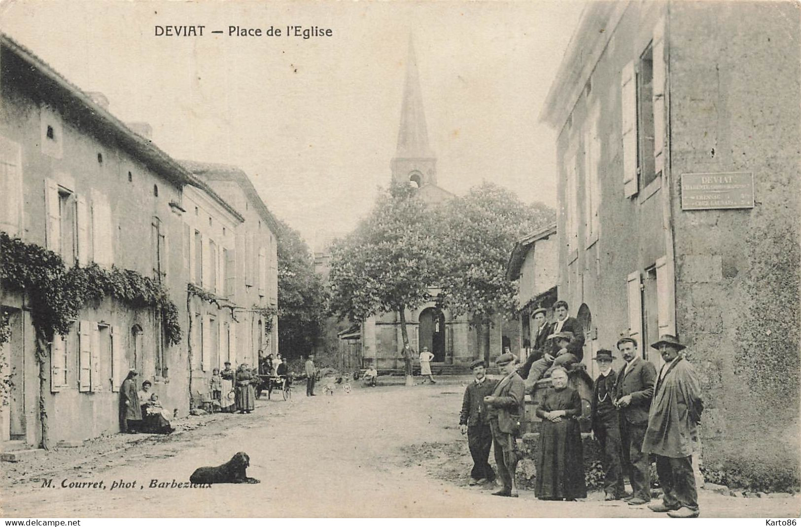 Deviat * Place De L'église Du Village * Villageois - Otros & Sin Clasificación