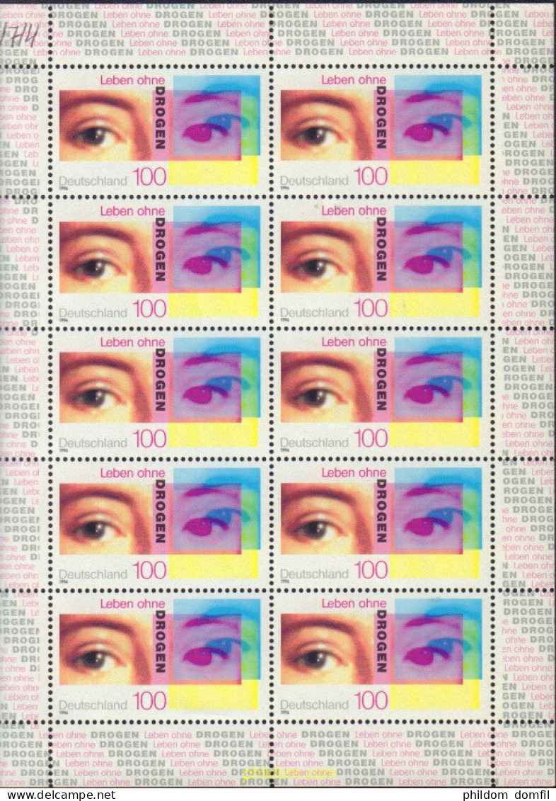 146559 MNH ALEMANIA FEDERAL 1996 CAMPAÑA CONTRA LA DROGA - Unused Stamps