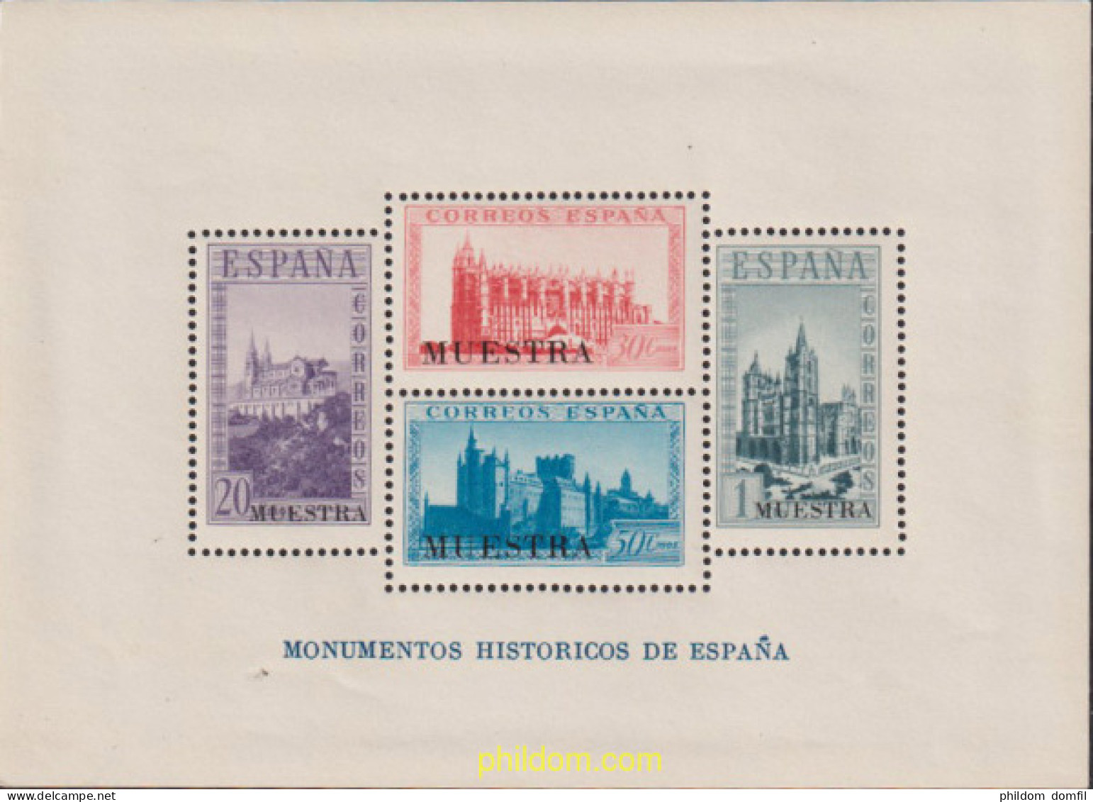 625592 MNH ESPAÑA 1938 MONUMENTOS HISTORICOS - Neufs