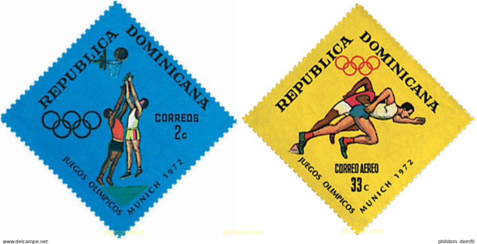 51942 MNH DOMINICANA 1972 20 JUEGOS OLIMPICOS VERANO MUNICH 1972 - Dominicaine (République)