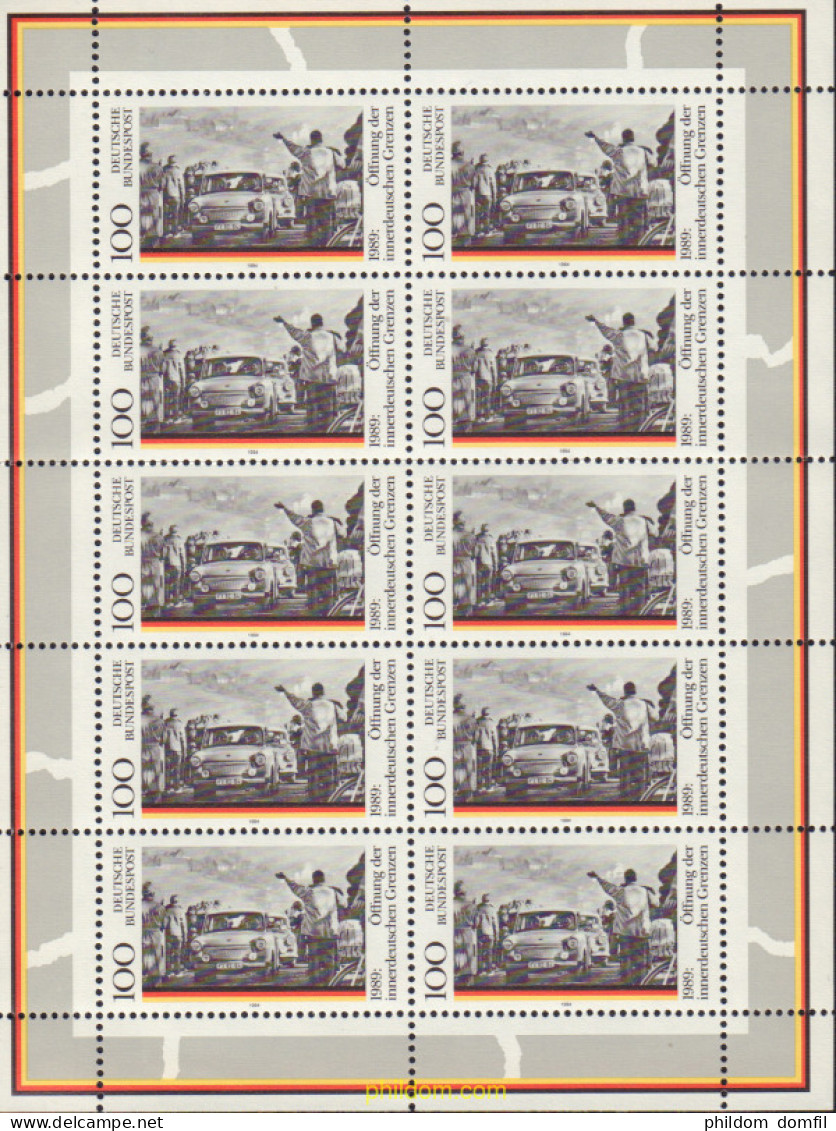 146207 MNH ALEMANIA FEDERAL 1994 5 ANIVERSARIO DE LA APERTURA DE LAS FRONTERAS - Ungebraucht