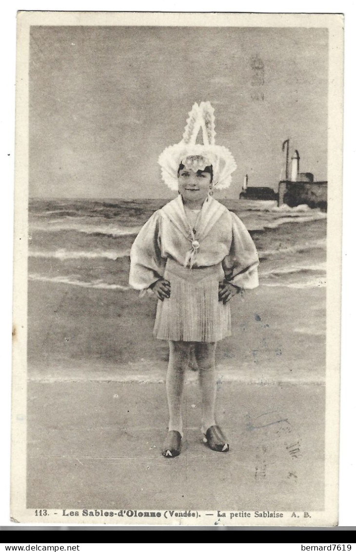 85  Les Sables D'olonne -  Costume - La Petite Sablaise - Sables D'Olonne