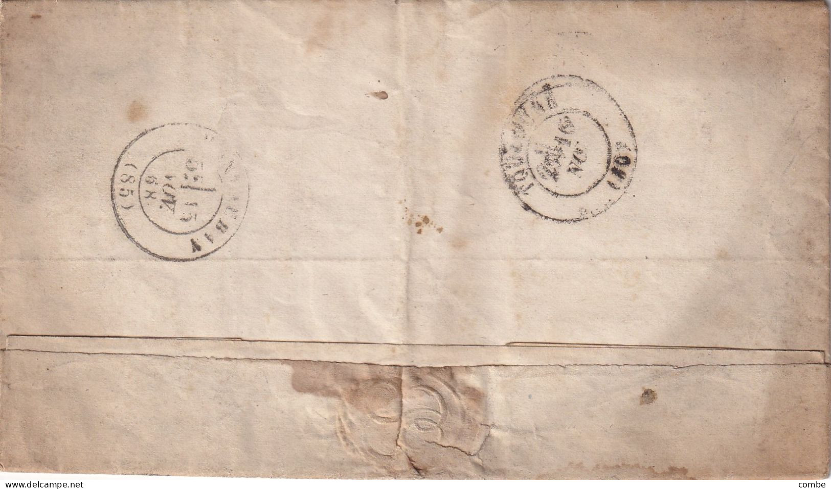 LETTRE. 15 NOV 68. N° 29. MONTBAZENS. AVEYRON. GC 2433 . ORIGINE RURALE OR = LE TAYRAL POUR TOULOUSE - 1849-1876: Klassieke Periode