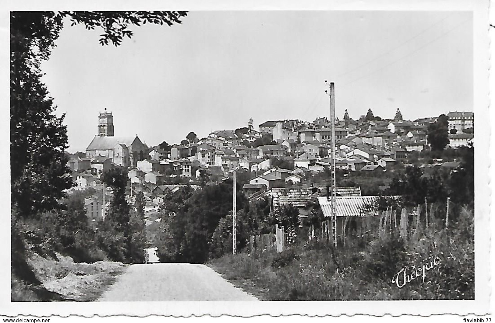 BELLAC   - ( 87 ) -  Vue Générale  ( C. P. S. M- Pt -Ft ) - Bellac