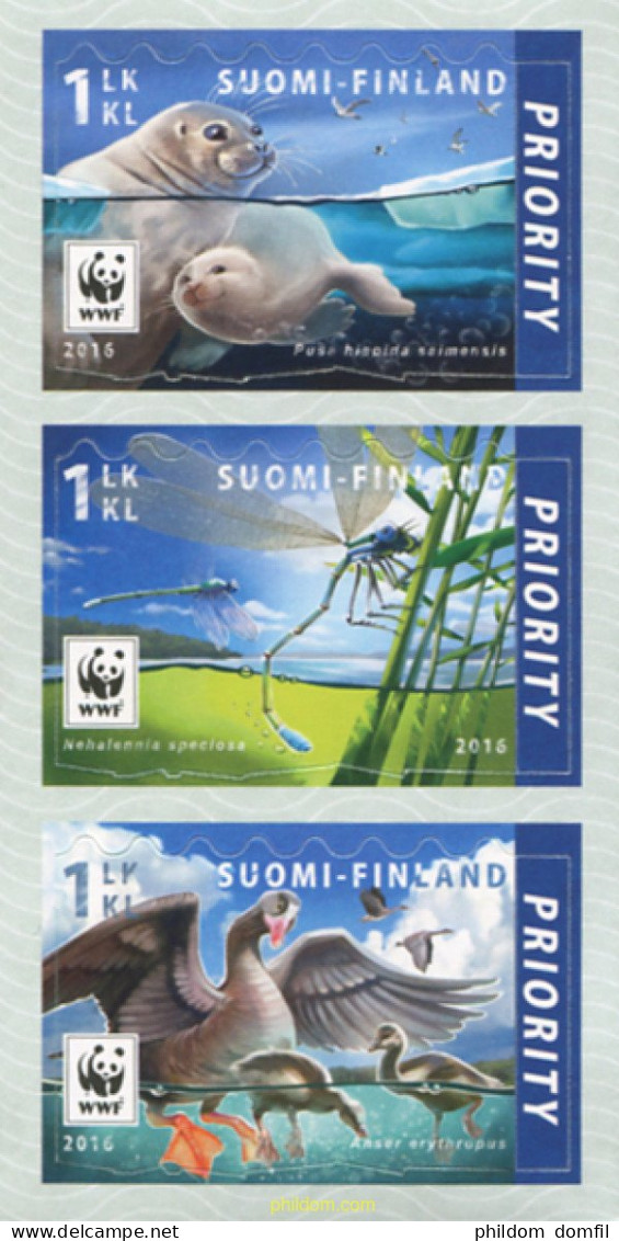 566775 MNH FINLANDIA 2016 WWF - PROTECCION A LA NATURALEZA - Ongebruikt