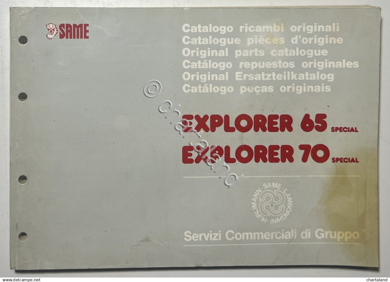 Catalogo Parti Di Ricambi Originali SAME Trattori - Explorer 65 E 70 Special - Andere & Zonder Classificatie