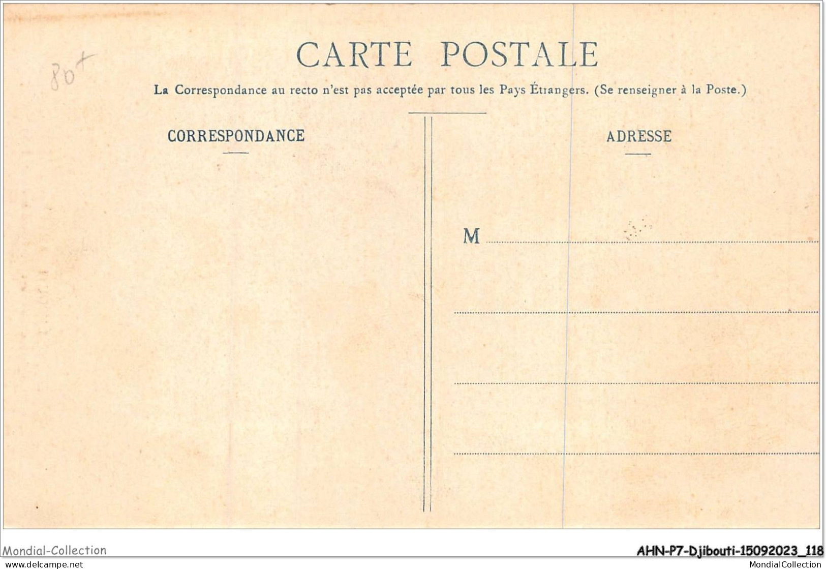 AHNP7-0806 - AFRIQUE - DJIBOUTI - Abban Issa - Conducteur Des Voyageurs Dans Le Désert Issa - Djibouti