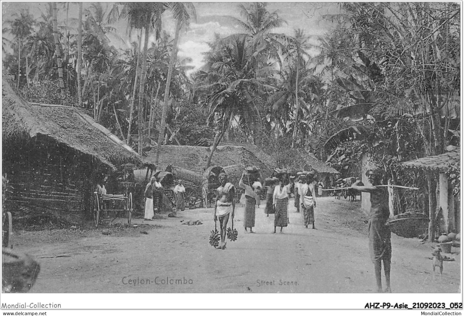 AHZP9-ASIE-0783 - CEYLON - COLOMBO - STREET SCENE SRI LANKA - Sri Lanka (Ceylon)