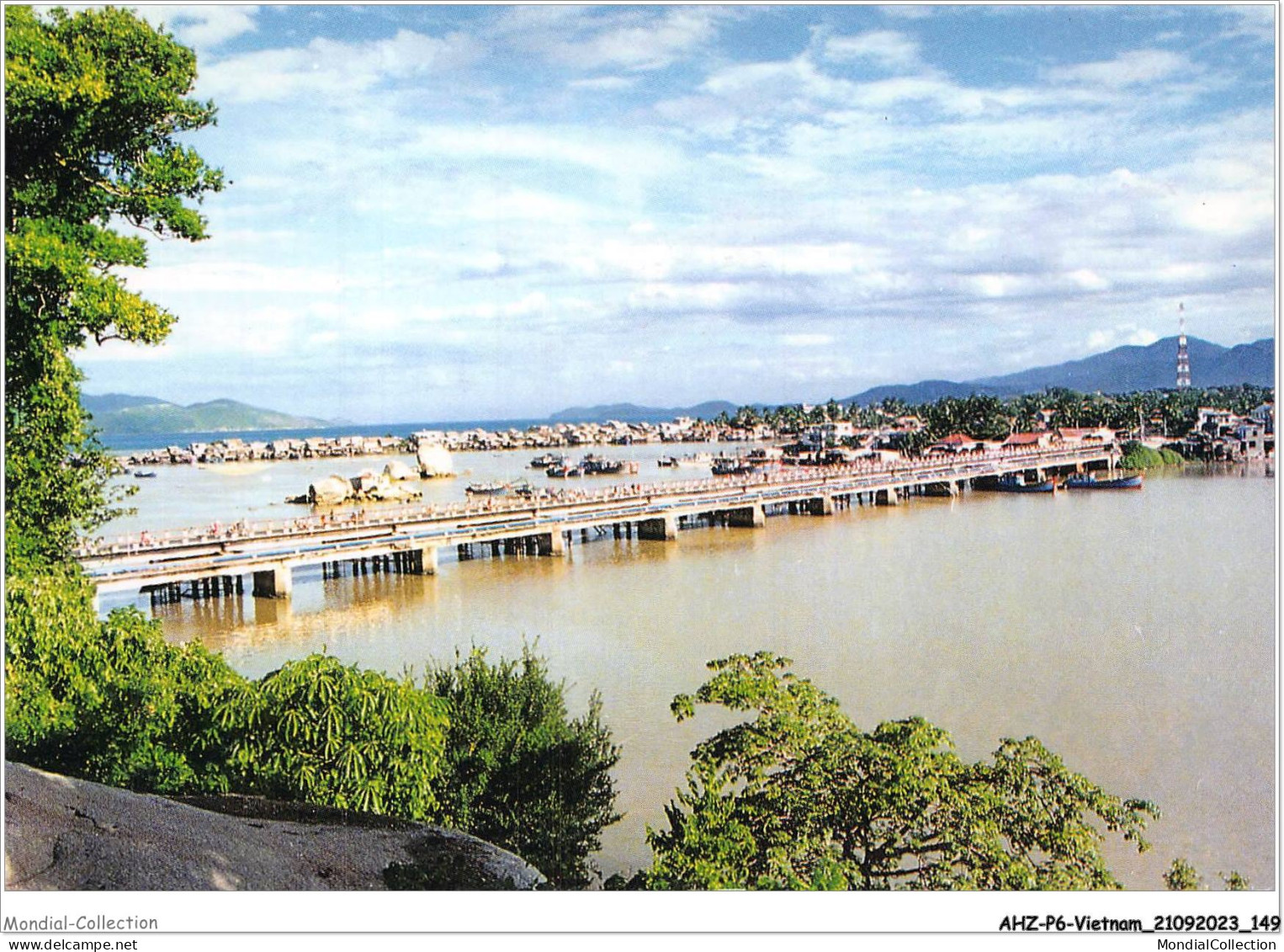 AHZP6-VIETNAM-0574 - VIET NAM - LE PONT DE XOM BONG - Vietnam