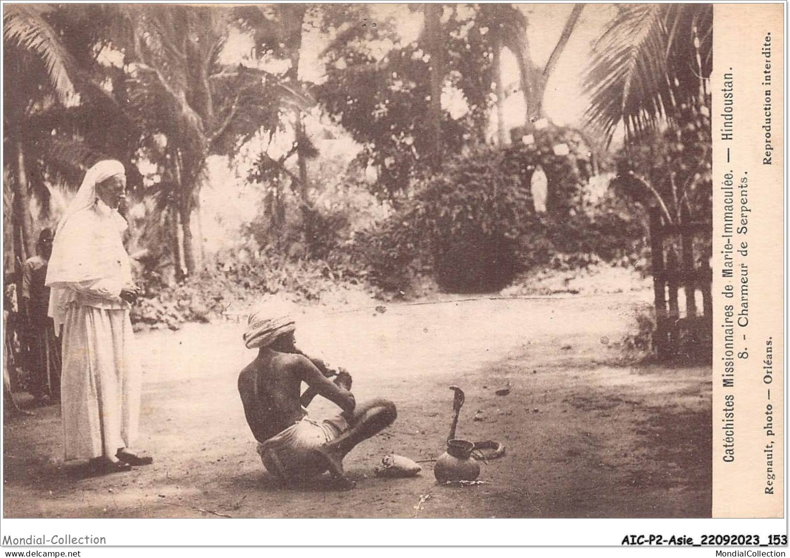 AICP2-ASIE-0199 - Catéchistes Missionnaires De Marie-immaculée - HINDOUSTAN - Charmeur De Serpents - India