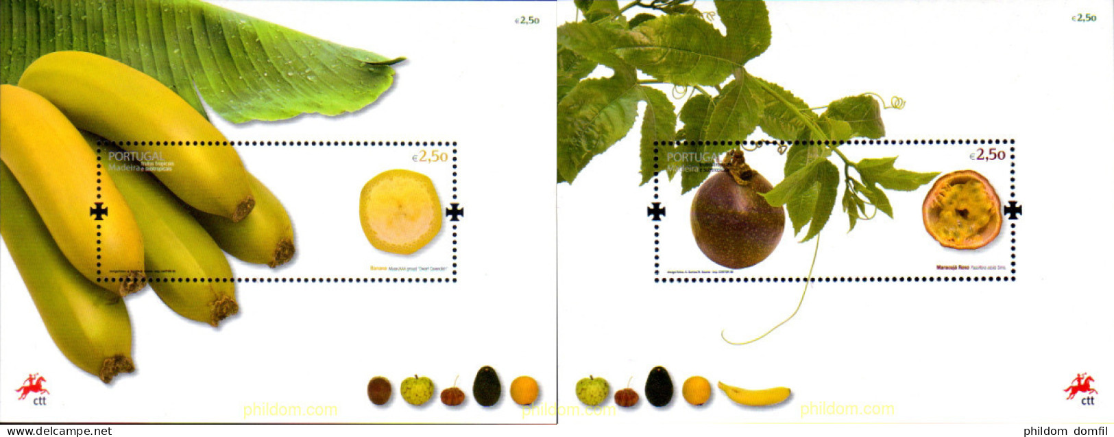 236601 MNH MADEIRA 2009 FRUTOS TROPICALES - Madère