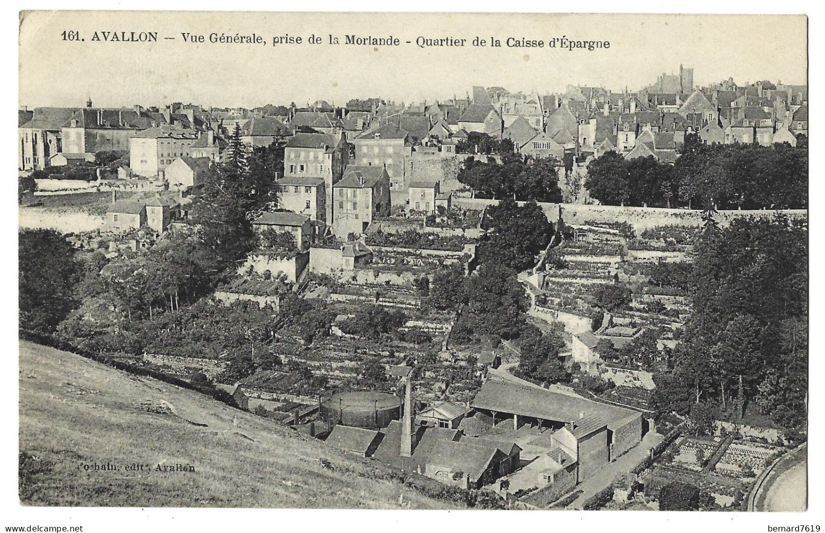 89 Avallon - Vue Generale Prise De La Morlande - Quartier De La Caisse D'epargne - Avallon