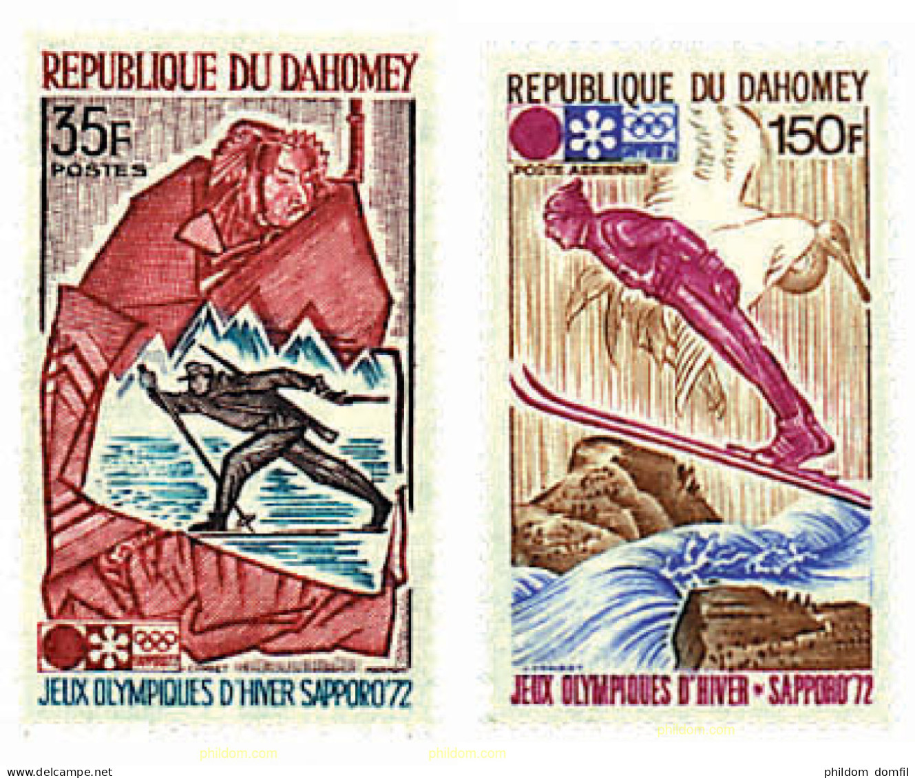 70723 MNH DAHOMEY 1972 11 JUEGOS OLIMPICOS DE INVIERNO SAPPORO 1972 - Neufs