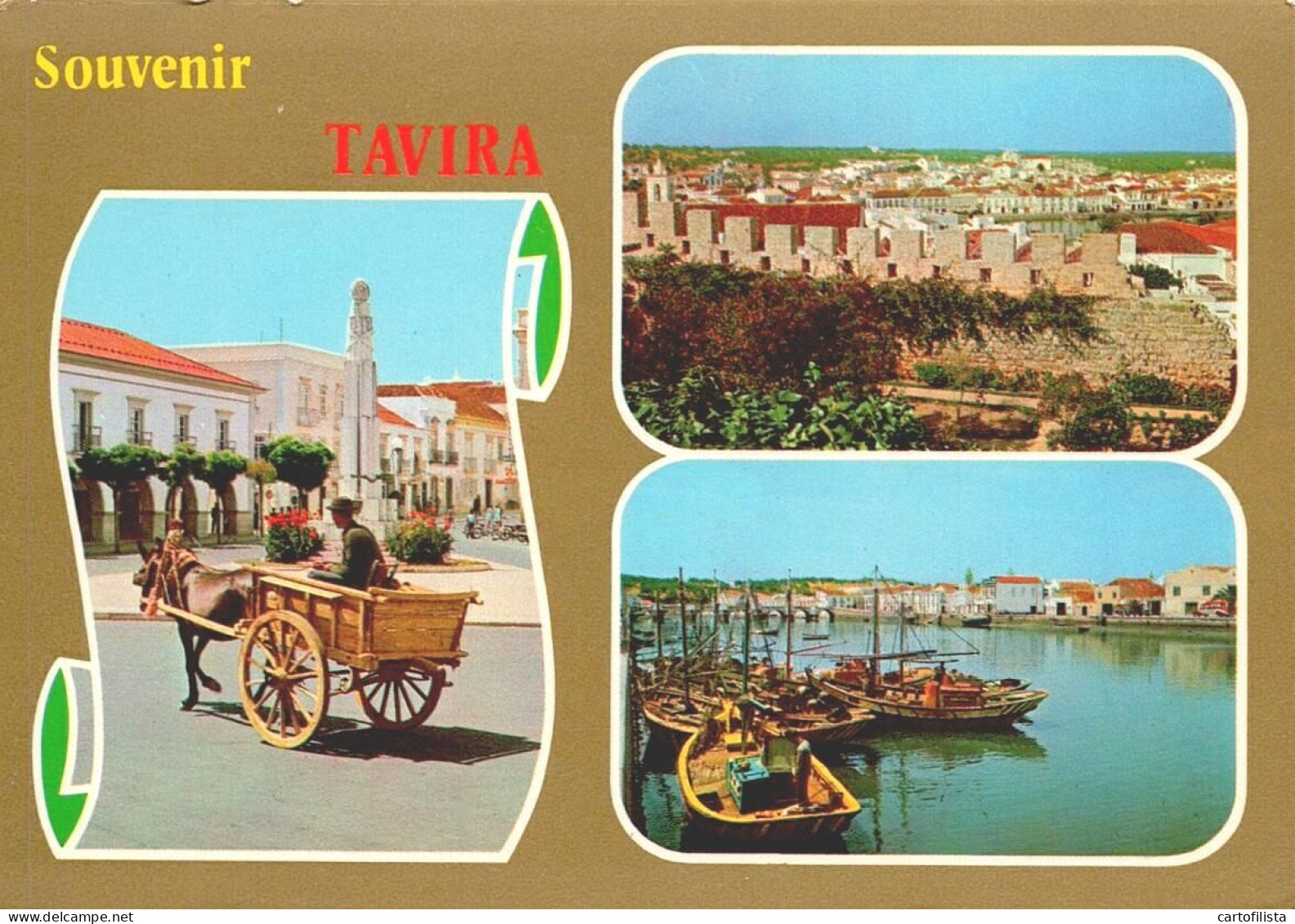 TAVIRA, Algarve - Vários Aspetos  (2 Scans) - Faro