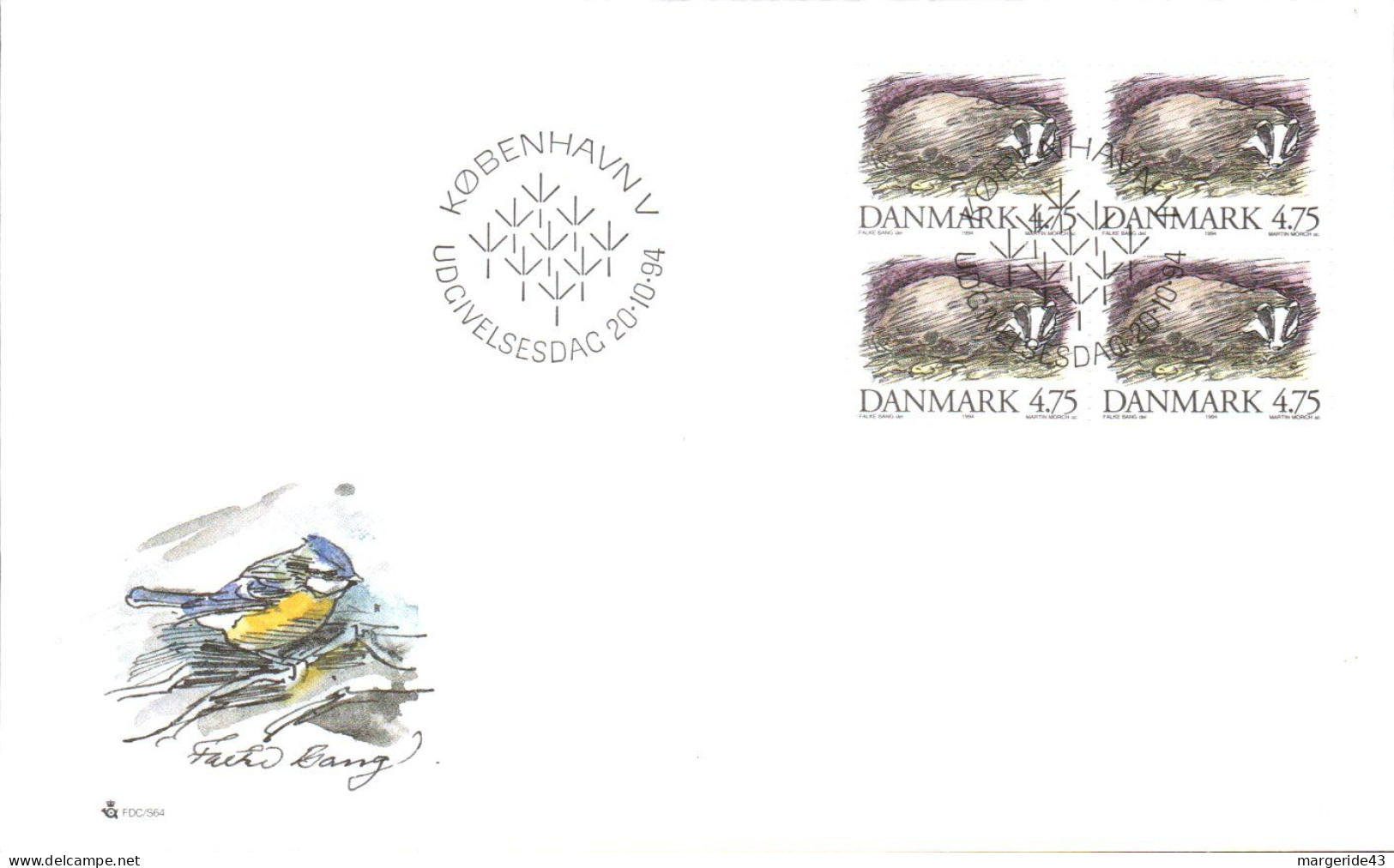 DANEMARK LOT DE 50 LETTRES ET FDC