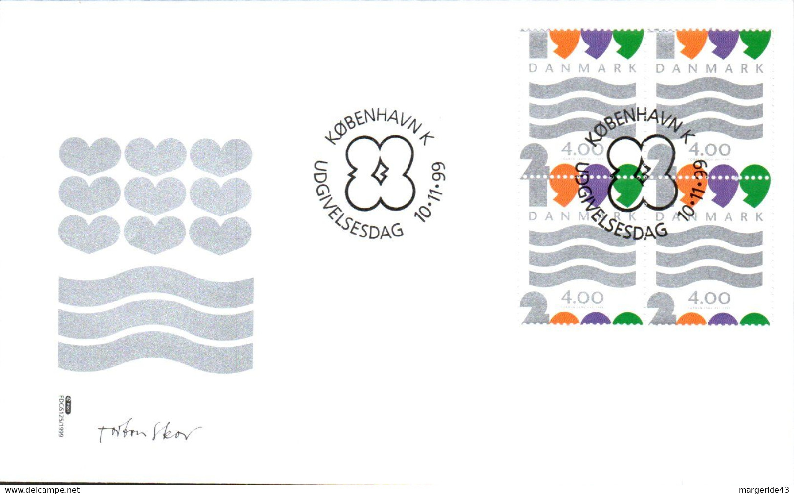 DANEMARK LOT DE 50 LETTRES ET FDC