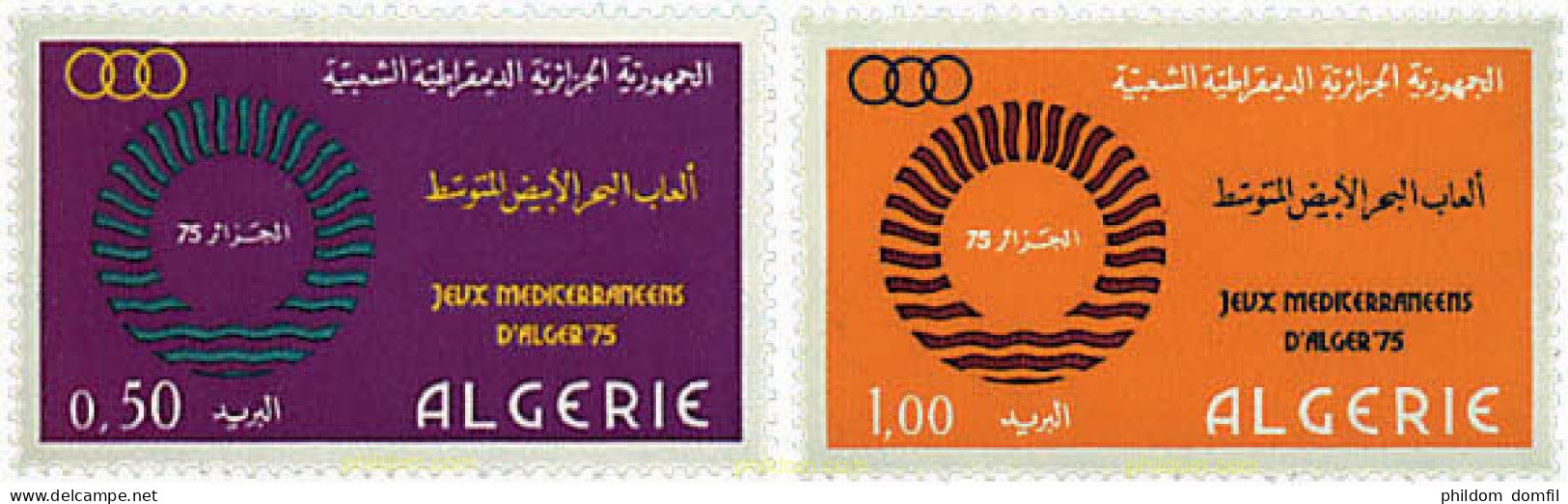 27436 MNH ARGELIA 1975 JUEGOS DEPORTIVOS DEL MEDITERRANEO EN ARGELIA - Algeria (1962-...)