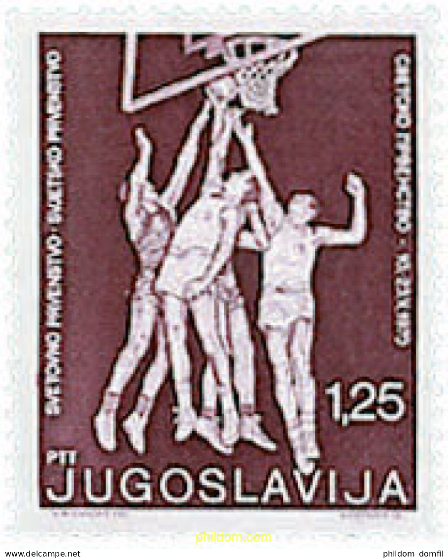 52022 MNH YUGOSLAVIA 1970 6 CAMPEONATO DEL MUNDO DE BALONCESTO - Nuovi