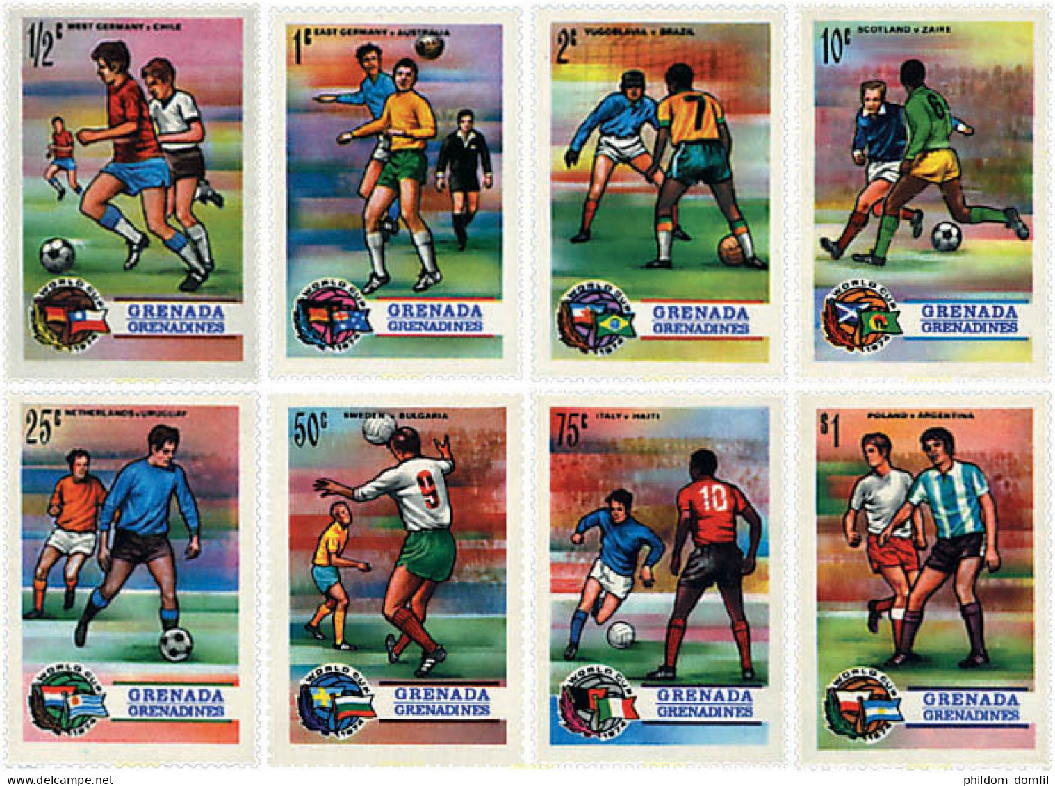 48708 MNH GRANADA GRANADINAS 1974 COPA DEL MUNDO DE FUTBOL. ALEMANIA-74 - Grenada (...-1974)