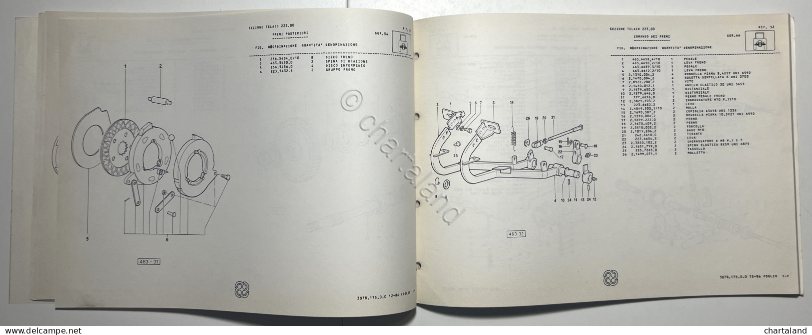 Catalogo Ricambi Originali Lamborghini Trattori - R 660-660 DT - Ed. 1987 - Other & Unclassified