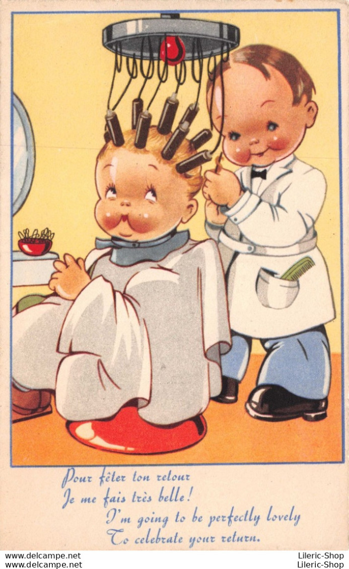 ILLUSTRATEUR ? # ENFANTS # COIFFEUR - "Pour Fêter Ton Retour, Je Me Fais Très Belle ....." ( ͡♥ ͜ʖ ͡♥) ♥ - Kinder-Zeichnungen