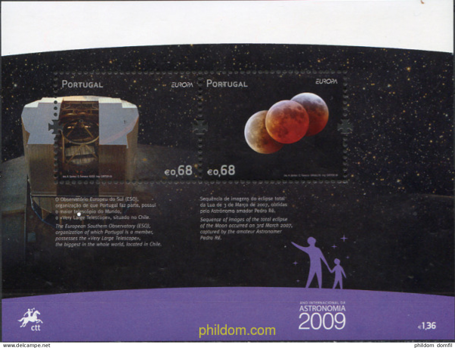 236611 MNH PORTUGAL 2009 EUROPA CEPT 2009 - ASTRONOMIA - Sonstige & Ohne Zuordnung