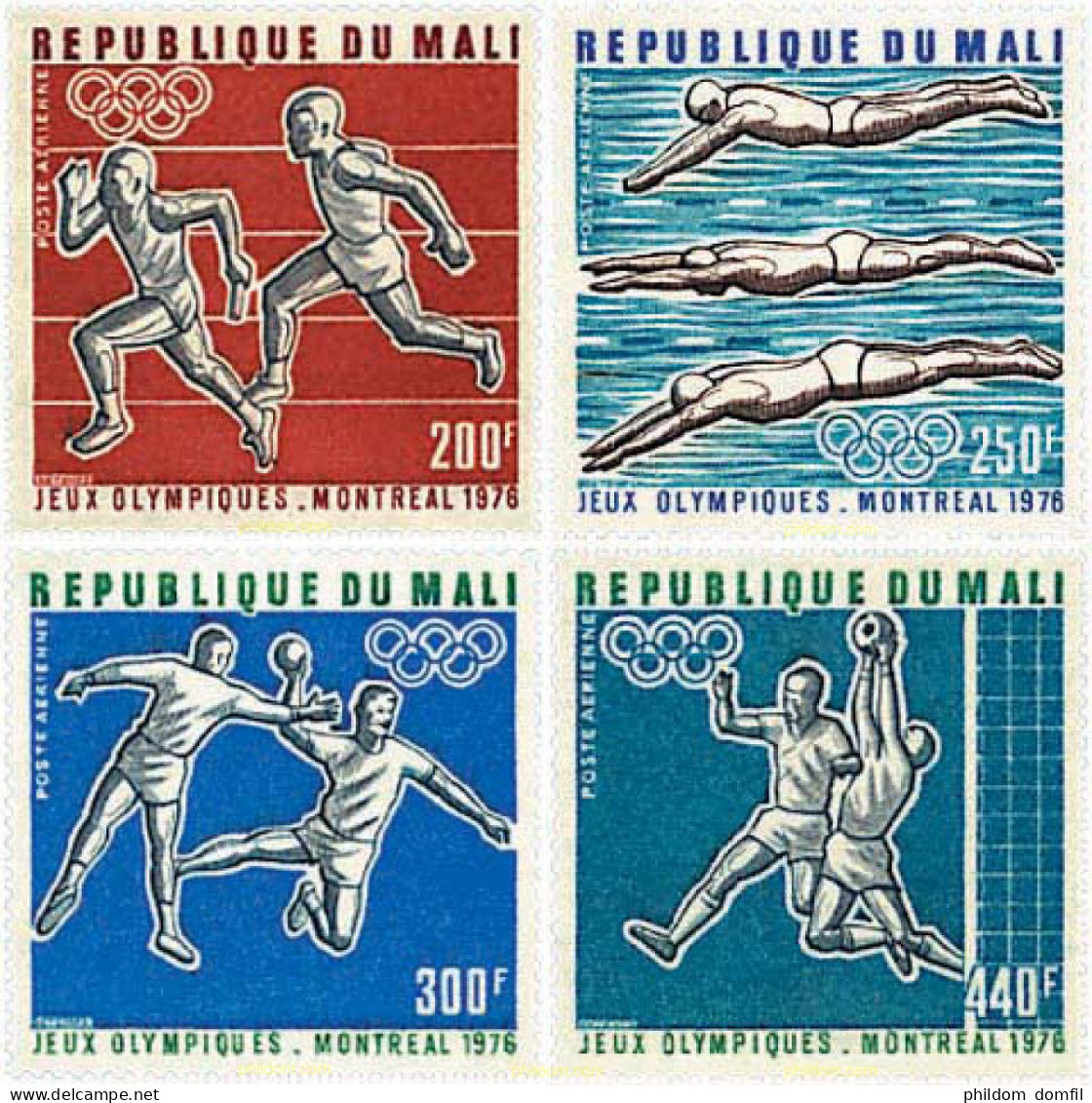 68650 MNH MALI 1976 21 JUEGOS OLIMPICOS VERANO MONTREAL 1976 - Mali (1959-...)