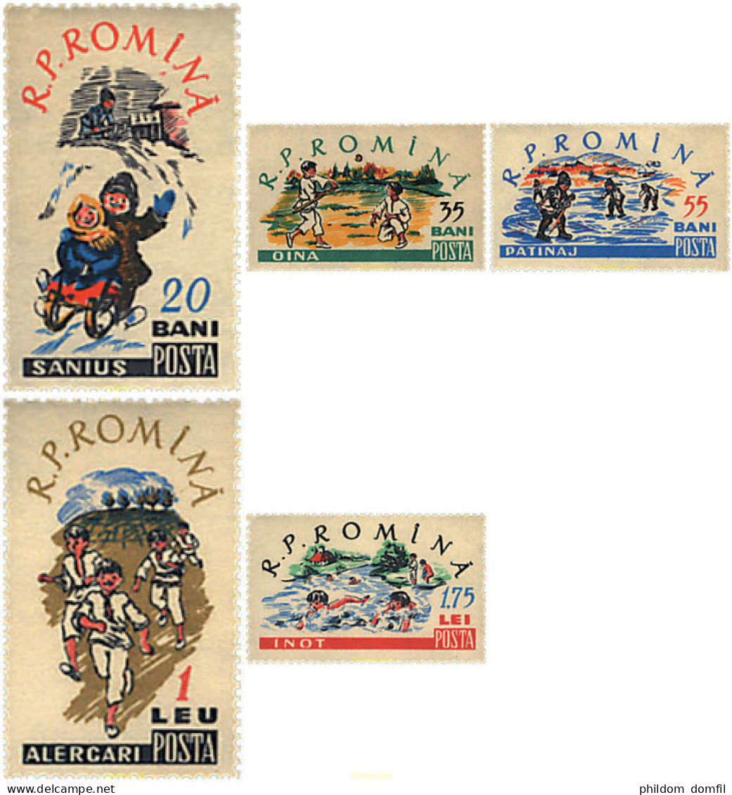 61884 MNH RUMANIA 1960 DEPORTES INFANTILES - Autres & Non Classés