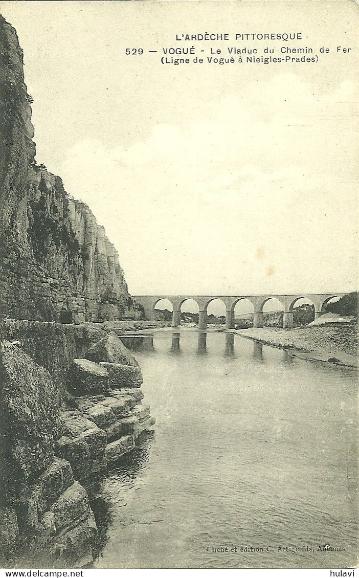 07  VOGUE - LE VIADUC DU CHEMIN DE FER ..... (ref A524) - Sonstige & Ohne Zuordnung