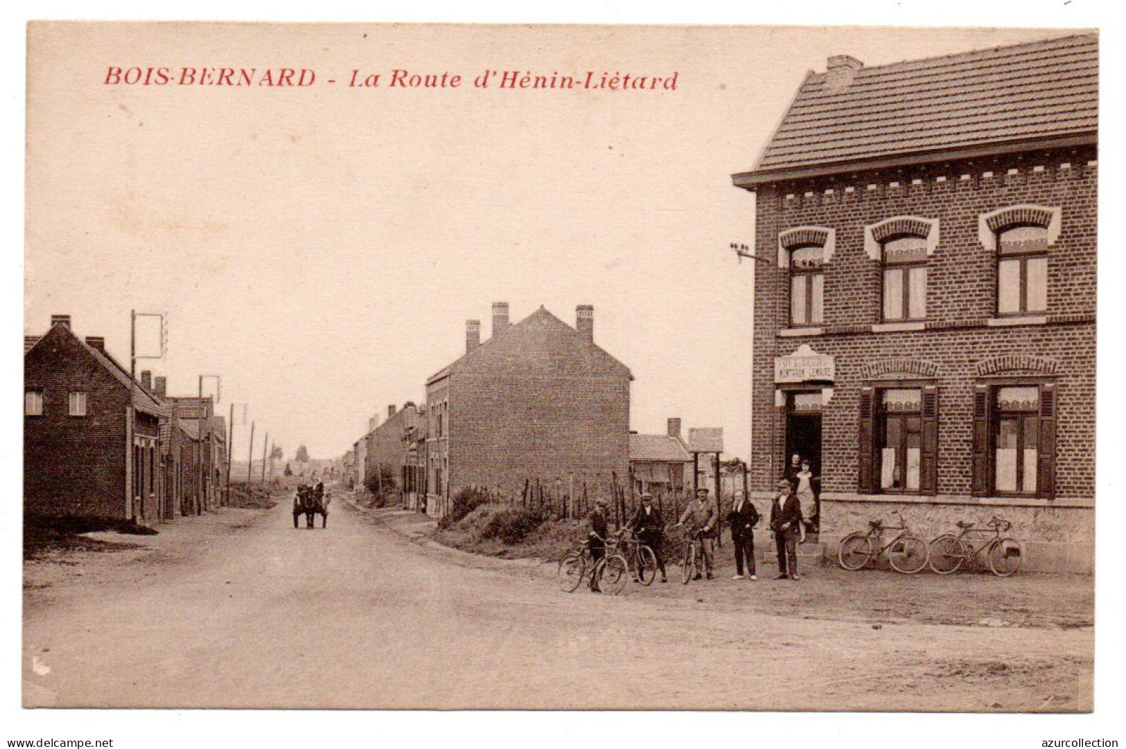 Bois-Bernard. La Route D'Hénin-Liétard - Other & Unclassified