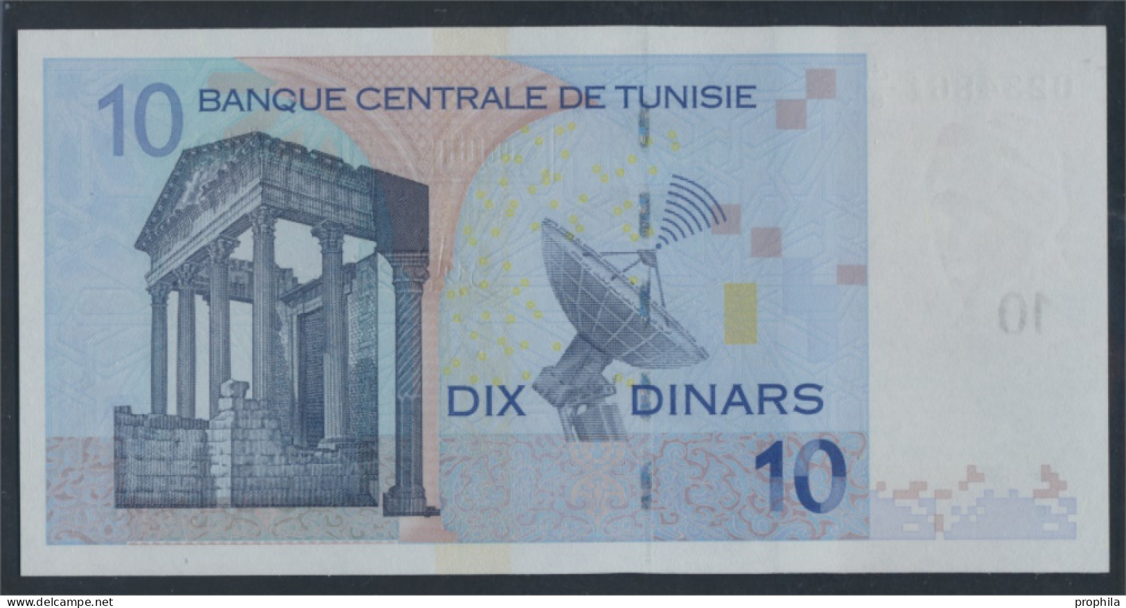 Tunesien Pick-Nr: 90 Bankfrisch 2005 10 Dinars (9810656 - Tunesien