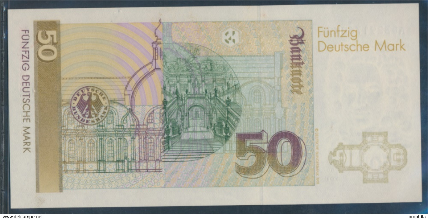 BRD Rosenbg: 293a Serien: AD Bankfrisch 1989 50 Deutsche Mark (10288331 - 50 DM