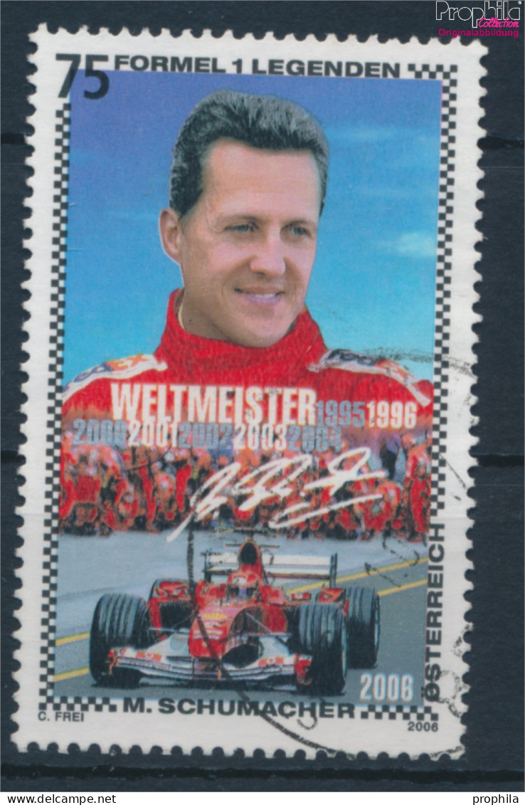 Österreich 2662 (kompl.Ausg.) Inschrift 1995,1996... Gestempelt 2007 Formel-1 Michael Schumacher (10404477 - Used Stamps