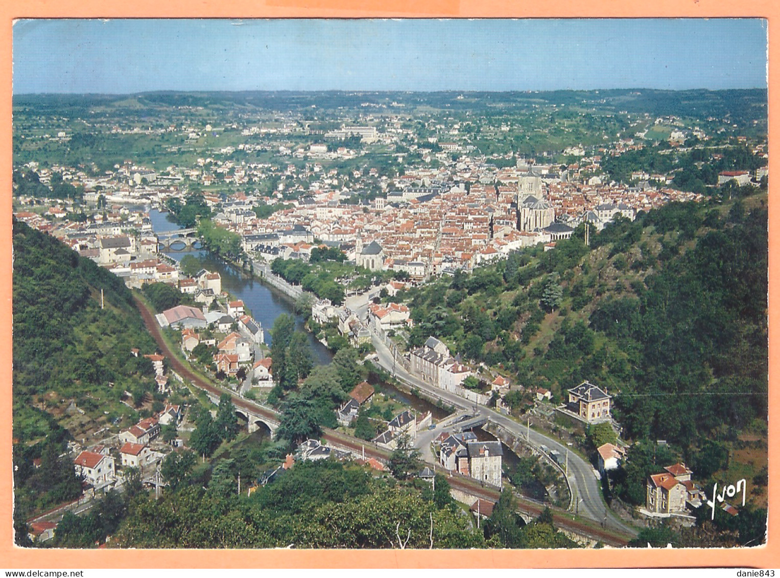 Ppgf/ CPSM Grand Format - AVEYRON - VILLEFRANCHE DE ROUERGUE - VUE GÉNÉRALE AÉRIENNE - Villefranche De Rouergue