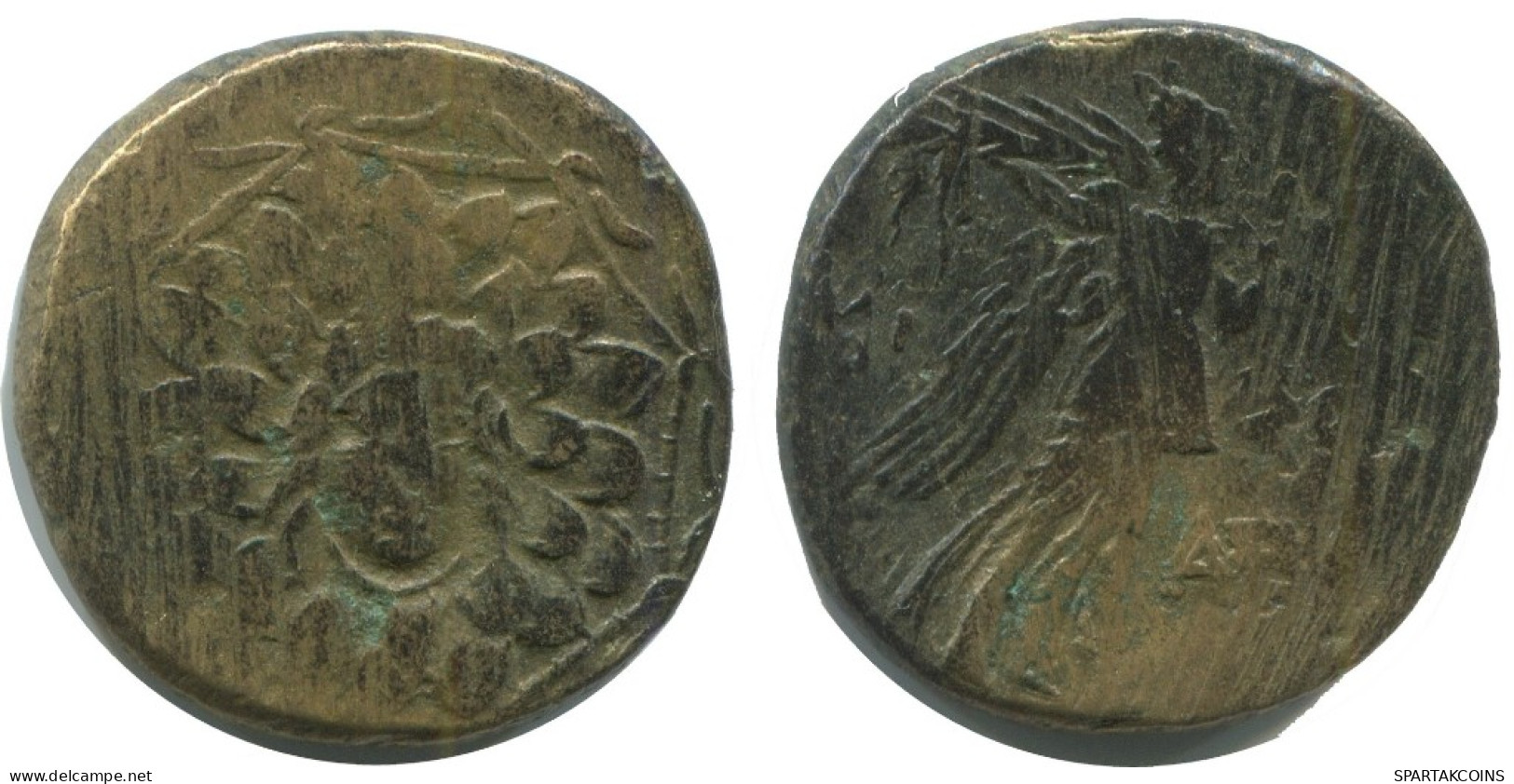 AMISOS PONTOS AEGIS WITH FACING GORGON Ancient GREEK Coin 7g/24mm #AF770.25.U.A - Griechische Münzen