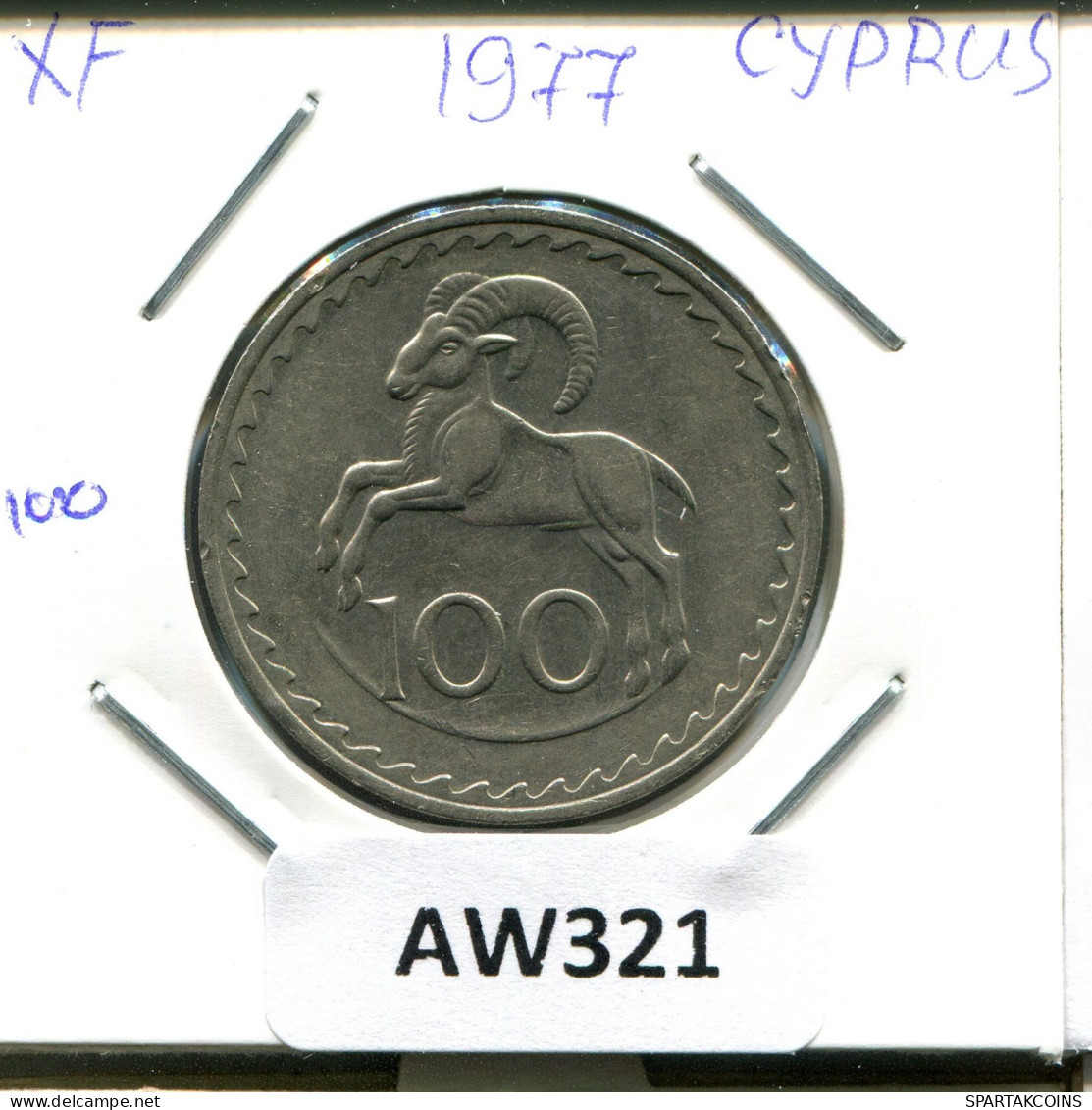 100 CENTS 1977 ZYPERN CYPRUS Münze #AW321.D.A