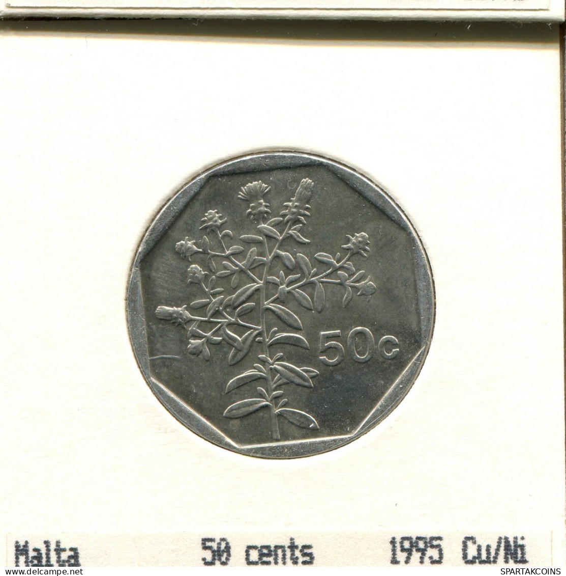 50 CENTS 1995 MALTA Moneda #AS640.E.A - Malta