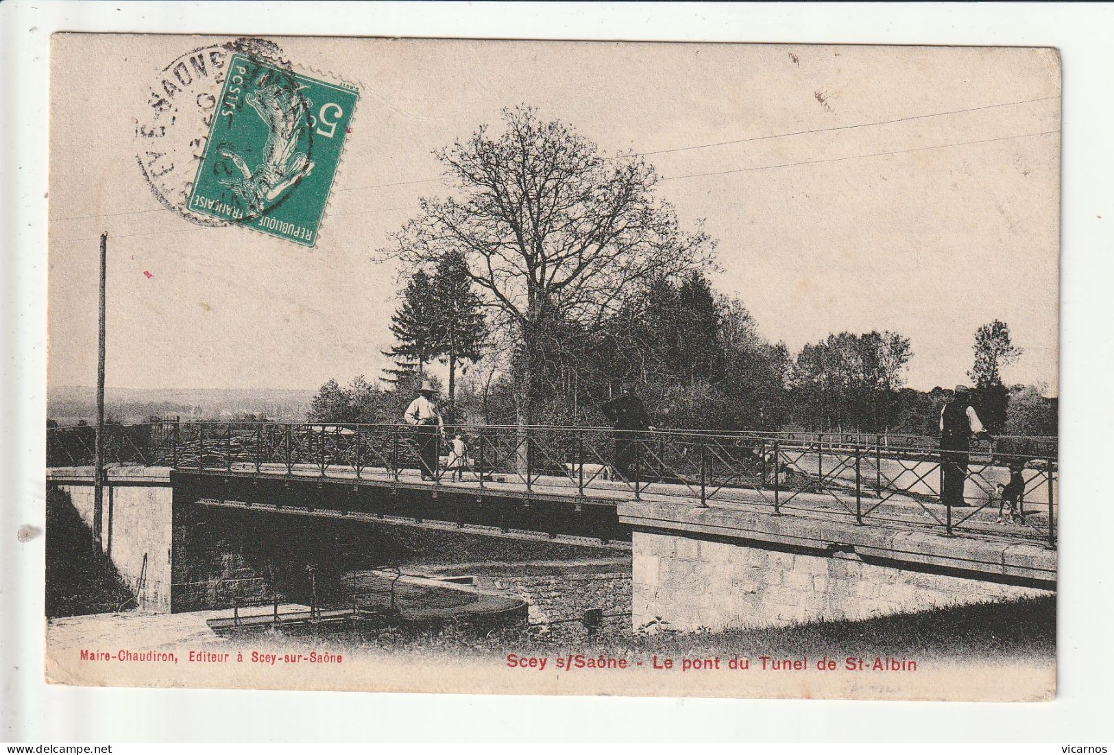 CP 70 SCEY SUR SEINE Le Pont Du Tunnel De St Albin - Sonstige & Ohne Zuordnung