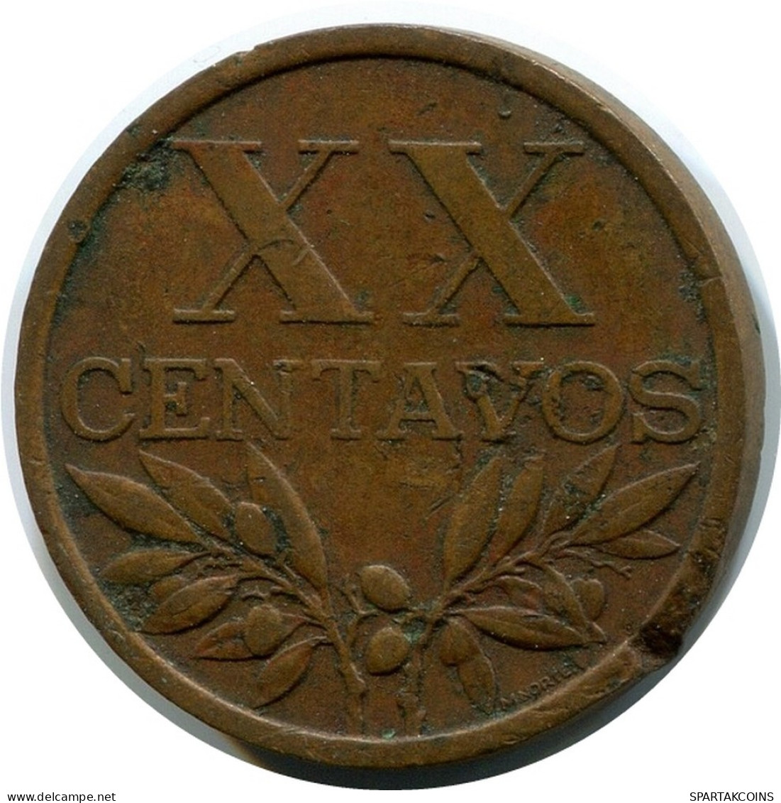 20 CENTAVOS 1961 PORTUGAL Moneda #AR109.E.A - Portugal
