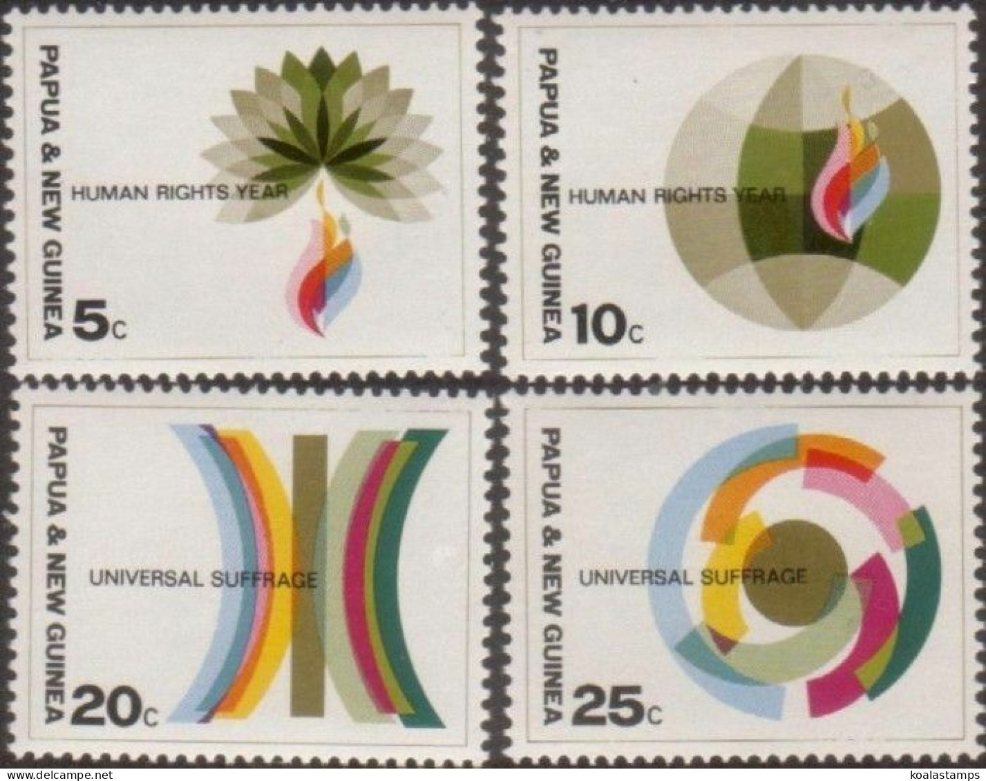 Papua New Guinea 1968 SG133-136 Free Elections Set MNH - Papouasie-Nouvelle-Guinée