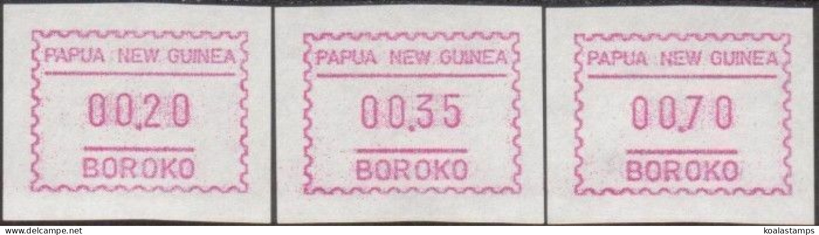 Papua New Guinea 1990 SG614f Framas Set MNH - Papouasie-Nouvelle-Guinée