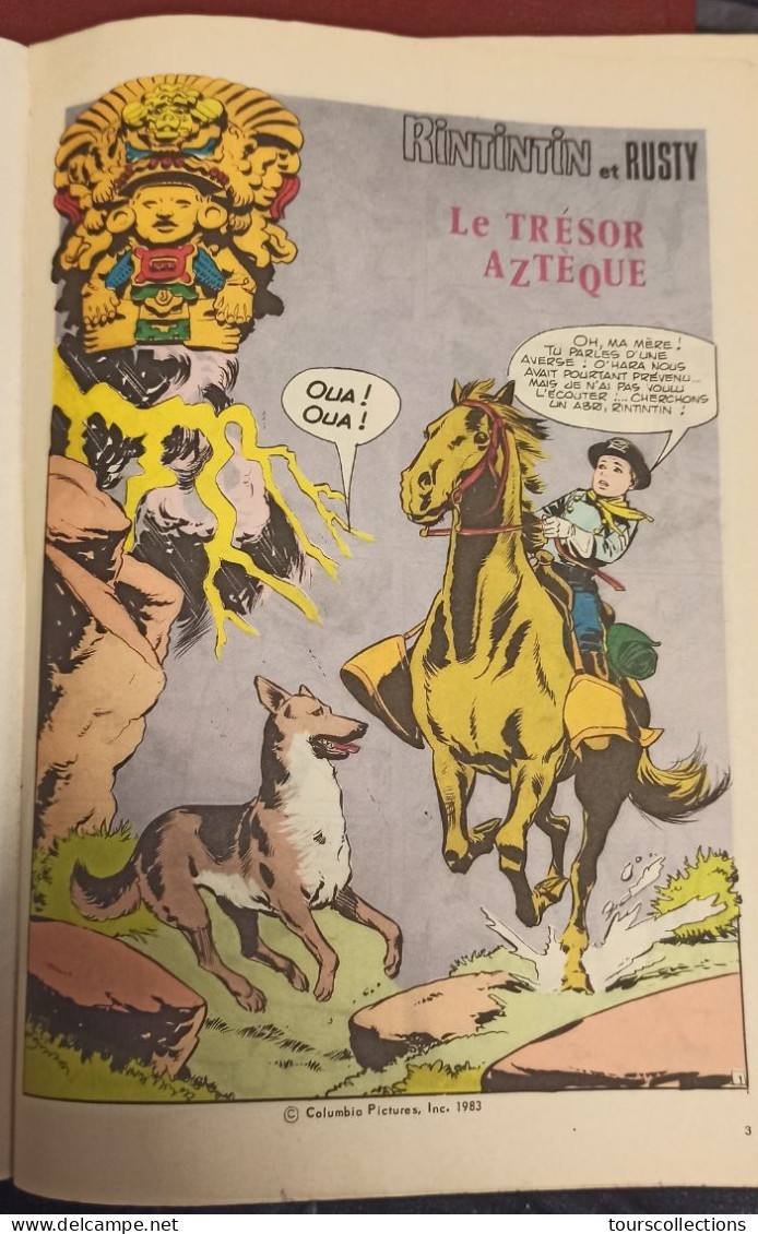 RINTINTIN Et RUSTY - Prisonniers Des Indiens - N° 161 De 1983 - Le Trésor Aztèque - Le Grizzly Déchainé - Rintintin