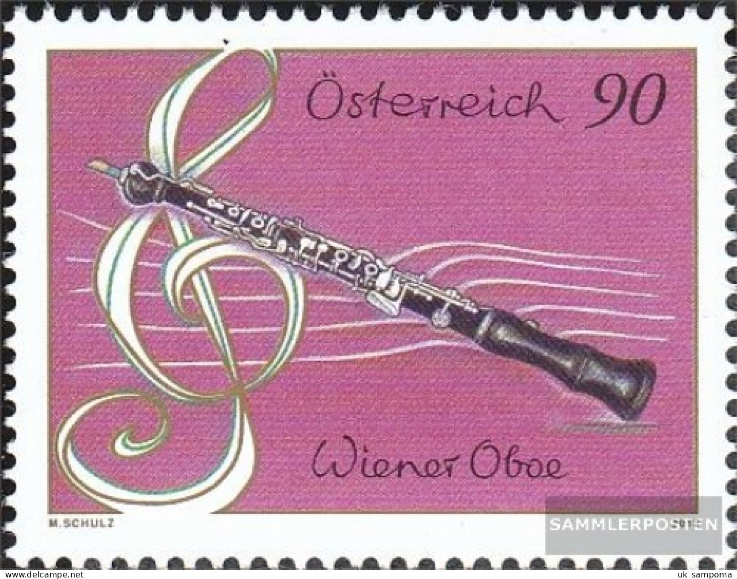 Austria 2985 (complete Issue) Unmounted Mint / Never Hinged 2012 Musical Instrument - Oboe - Ungebraucht