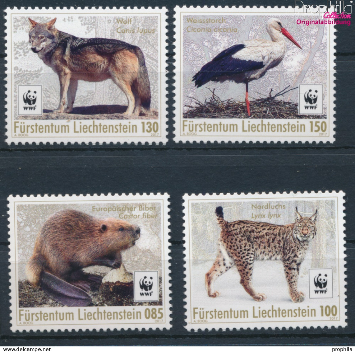 Liechtenstein 1875-1878 (kompl.Ausg.) Postfrisch 2017 Naturschutz Rückkehrer (10391380 - Unused Stamps