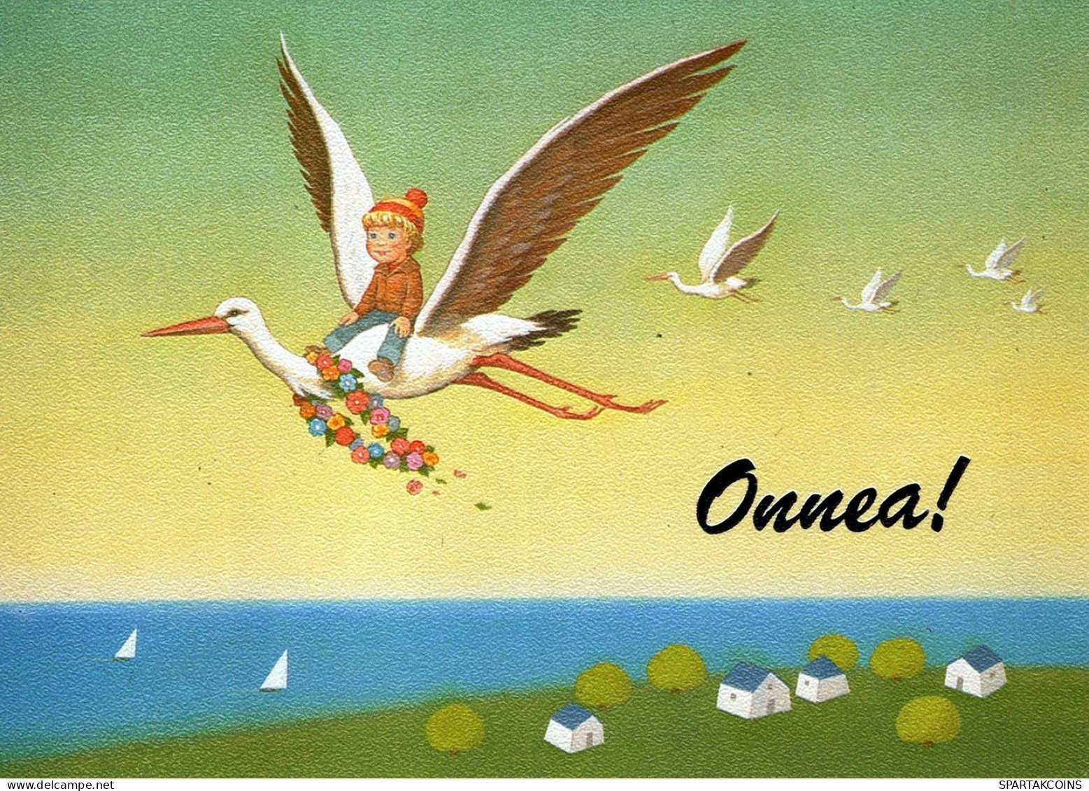 OISEAU Animaux Vintage Carte Postale CPSM #PAN280.A - Vogels