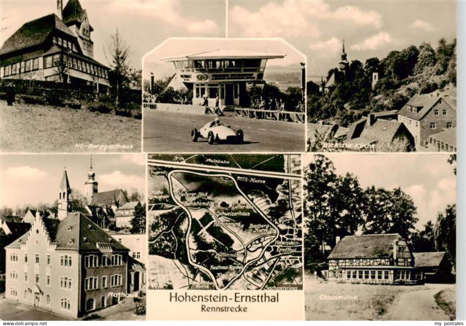 73904948 Hohenstein-Ernstthal HO Berggasthaus Rennstrecke Sachsenring Kirche Rat - Hohenstein-Ernstthal