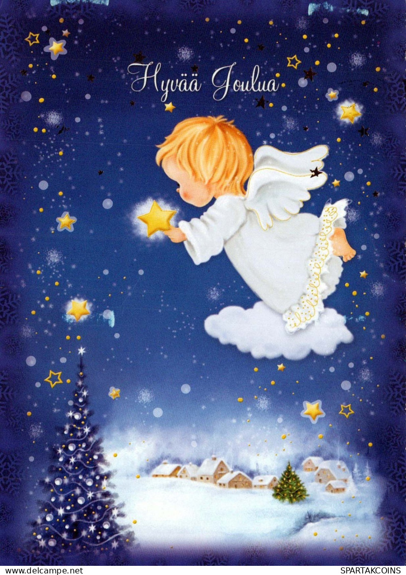 ANGEL Christmas Vintage Postcard CPSM #PBP607.A - Angels