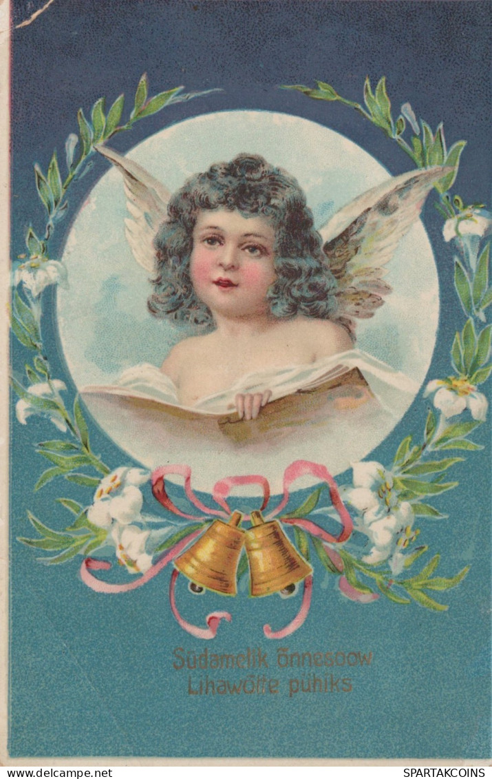 1940 ANGE NOËL Vintage Antique Carte Postale CPA #PAG686.A - Angels