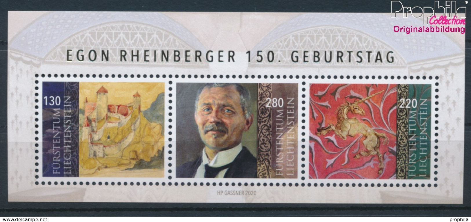 Liechtenstein Block36 (kompl.Ausg.) Postfrisch 2020 Egon Rheinberger (10391302 - Ongebruikt