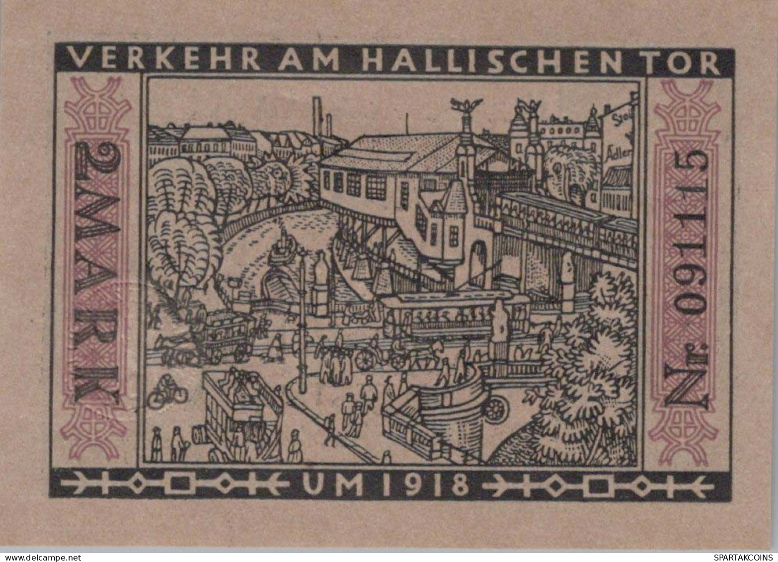 2 MARK 1922 Stadt BERLIN UNC DEUTSCHLAND Notgeld Banknote #PH142 - [11] Local Banknote Issues